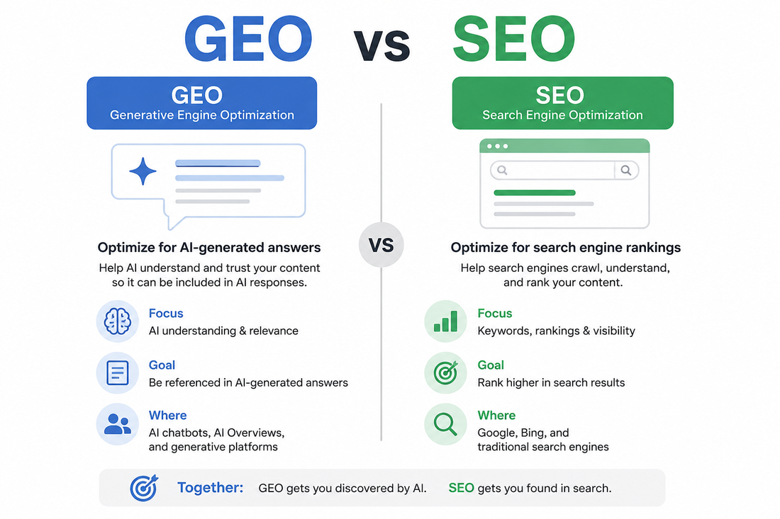 SEO vs. GEO: Why Your Business Needs Both