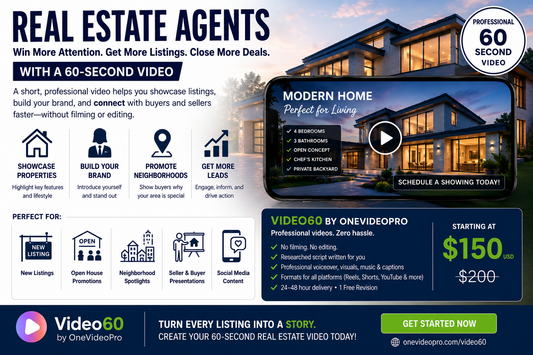 How Real Estate Agents Can Use Video to Win More Attention